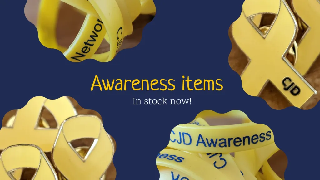 Items That Support Awareness items re-stocked! — CJD Support Network