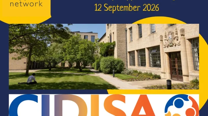 Travel and Accommodation Funding for our 2026 Family Support Meeting 12 September 2026 The image shows a leafy college area, and the logos of the CJD Support Network and for the CJD International Support Alliance